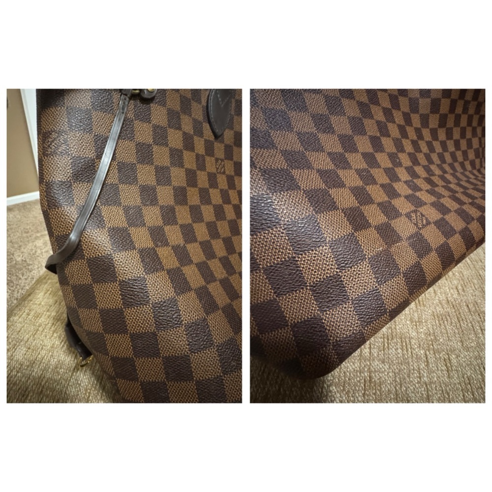 ⭐️ AUTHENTIC LV LOUIS VUITTON NEVERFULL GM DAMIER EBENE SHOULDER BAG ⭐️ - Picture 7 of 13